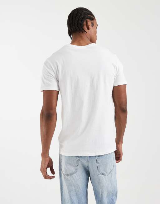 Lacoste - Loungewear - Pakke med 3 hvide T-shirts, 5 af 5