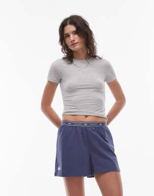 Lacoste - Loungewear-Shorts in Marineblau