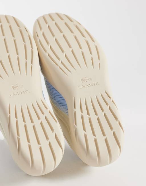 Lacoste – Low Mystere – Ballerina-Sneaker in Wollweiß mit Logo, 4 von 5