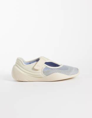 Low Mystere - Baskets style ballerines à logo - Blanc cassé 42