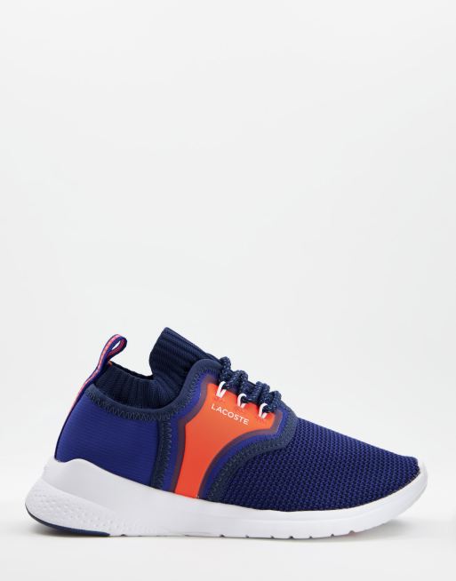 Lacoste lt sporty sneakers in blue and pink | ASOS