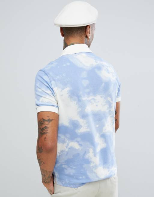 Lacoste L VE cloud polo in blue