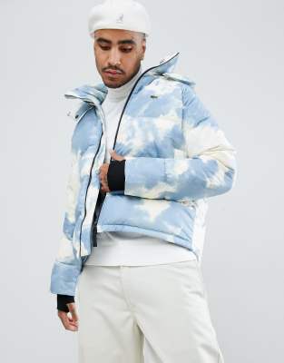 lacoste live sand longline puffer jacket