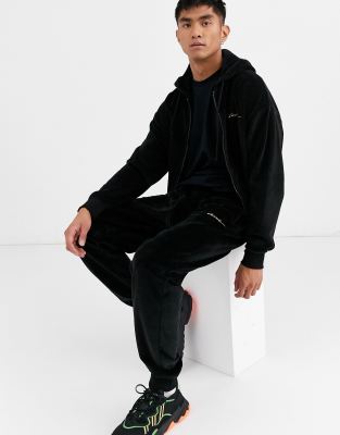 lacoste velvet sweatpants