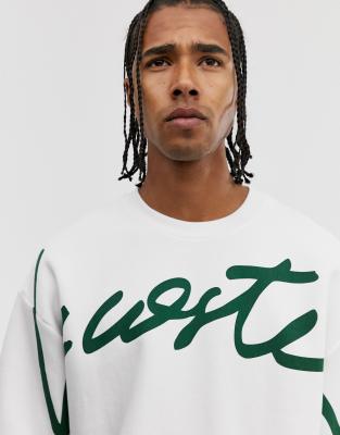 Lacoste live hot sale signature sweatshirt