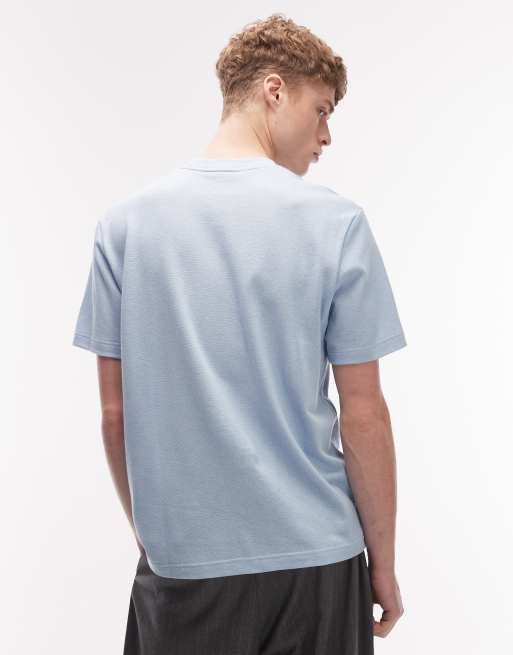 Lacoste - Lyseblå oversized T-shirt, 3 af 5