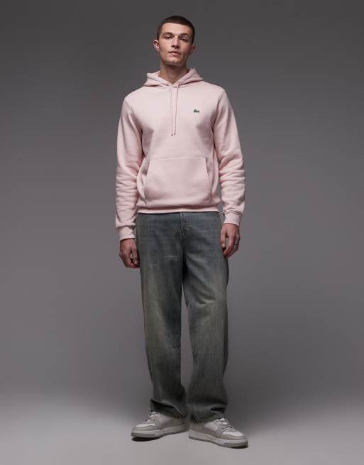 Lacoste - Lyserød hættetrøje med logo, 2 af 5