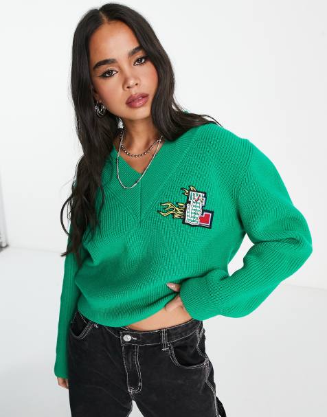 Lacoste - Maglione da cricket verde - view 1