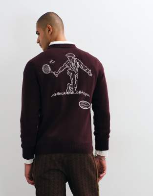 Lacoste Uomo Marrone - Maglieria Girocollo - Knitwear - M - Immagine 3