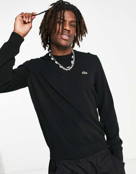 Lacoste - Maglione girocollo nero - view 1