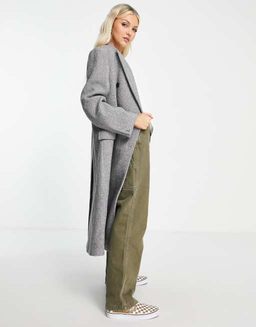 manteau lacoste gris