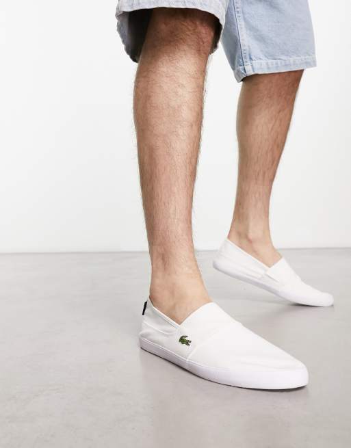 Lacoste canvas clearance slip on shoes