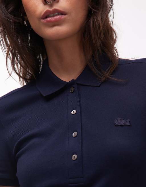 Lacoste – Marinblå pikéklänning, 3 av 4
