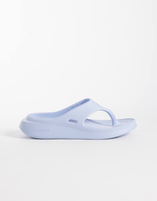 Lacoste - Meduz - Lyslilla klipklappere med logo, 2 af 4