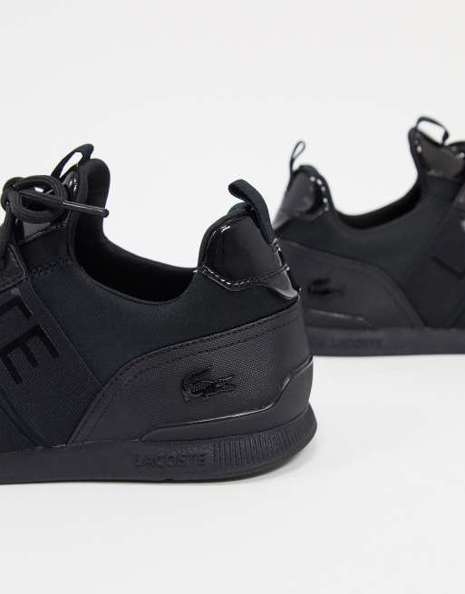 Lacoste menerva elite trainers in black