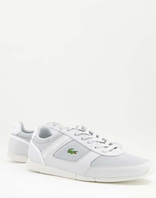 Lacoste menerva sneakers in gray/white | ASOS