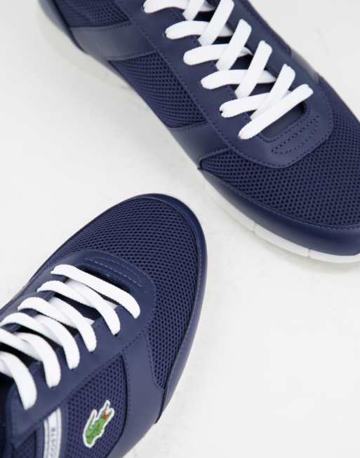 Lacoste Menerva Sport Sneakers in marineblauw wit ASOS