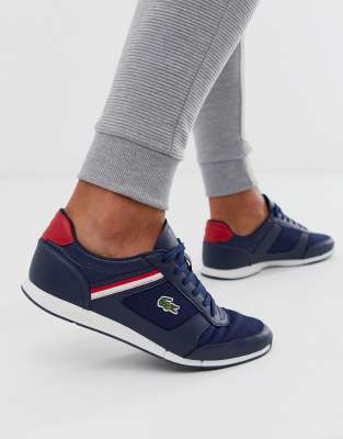 lacoste navy sneakers