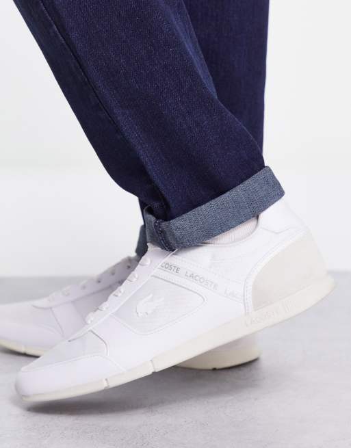 Lacoste menerva trainers white online