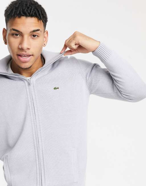 højen Gå ned aktivering Lacoste mens full zip sweater | ASOS