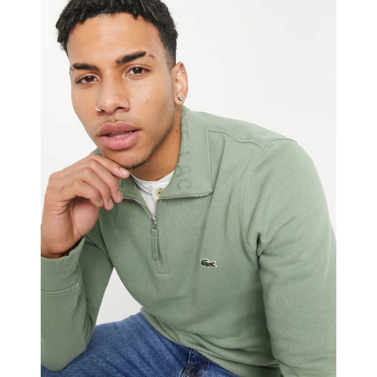 Lacoste mens quarterzip sweater ASOS