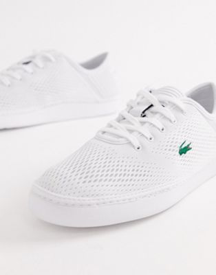 Lacoste mesh sneakers in white | ASOS