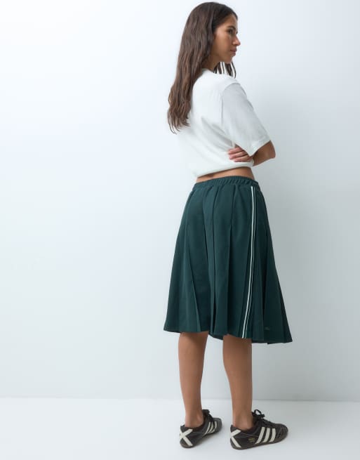 Lacoste midikjol med kontrastkant och veck, 5 av 5