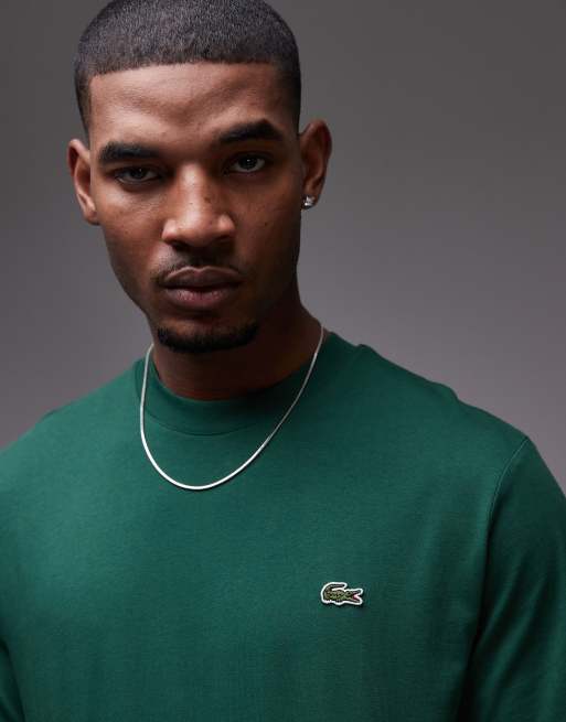 Tシャツ・カットソー LACOSTE Dark Green Polyester T-Shirt 22876145_53028144_600.jpg
