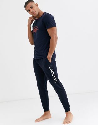 lacoste navy joggers