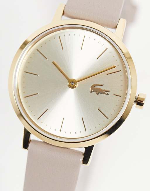 Rose gold 2024 lacoste watch