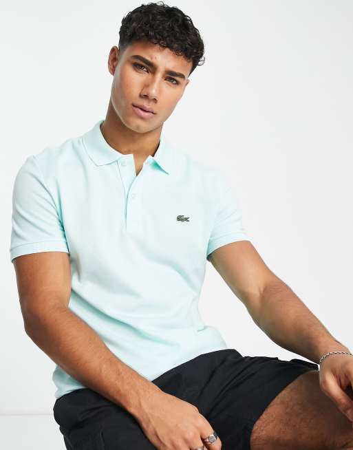 Angreb marmorering Uddrag Lacoste - Mintgrøn Slim Fit-polo i piqué | ASOS