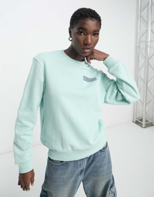 Lacoste- Mintgrøn sweatshirt med logo, 3 af 4