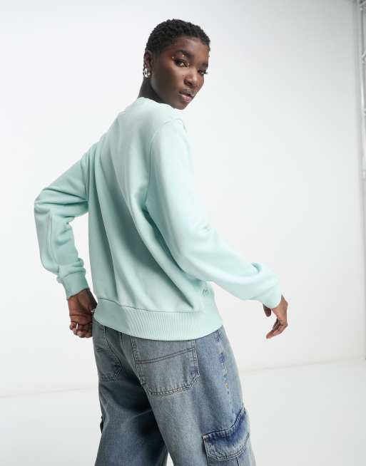 Lacoste – Mintgrön sweatshirt med logga, 2 av 4