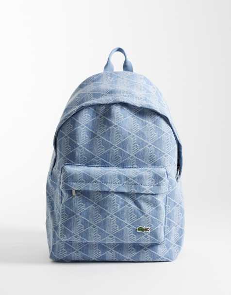 Lacoste monogram backpack in blue - view 1