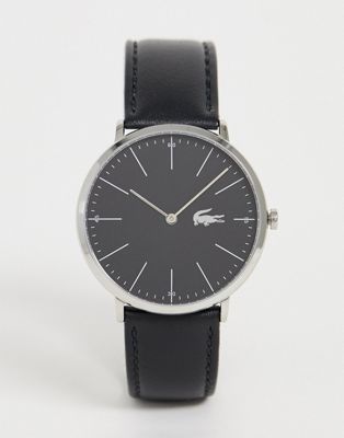lacoste leather watch