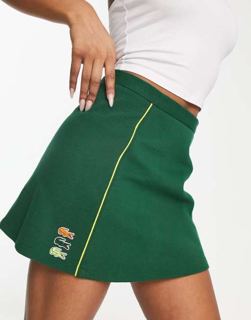 Lacoste - Mørkegrøn tennisnederdel
