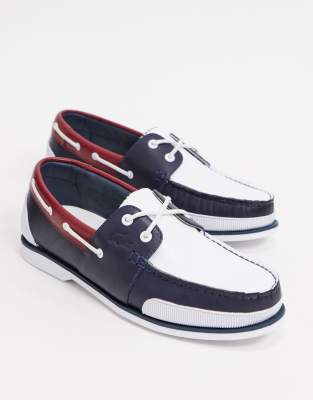 lacoste boat shoes leather