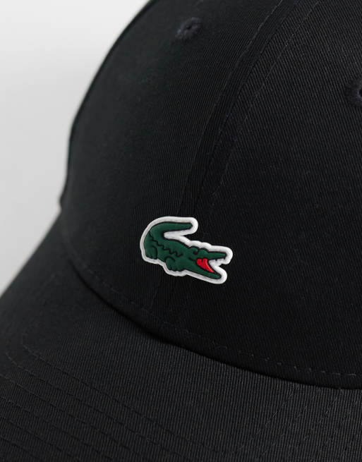 Lacoste New Era cap in black , 2 of 3