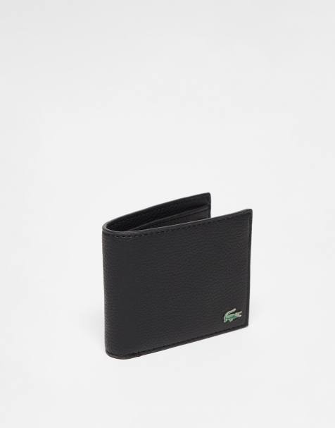 Lacoste - Opvouwbare portemonnee met logo in zwart - view 1