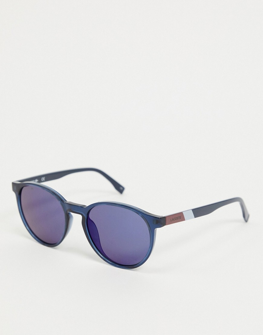 Lacoste Oval Blue Sunglasses-blues