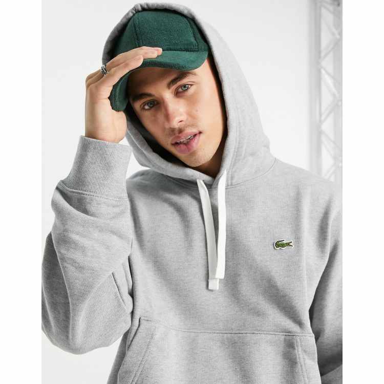 Lacoste overhead hoodie in gray