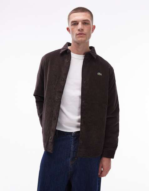 Lacoste - Overhemd in bruin - view 1