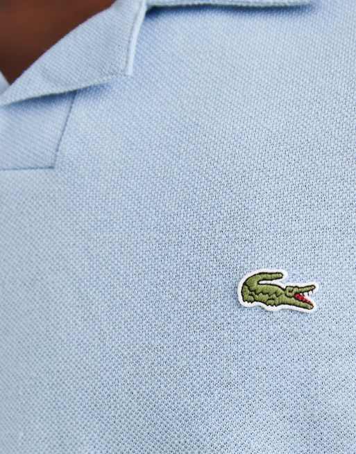 Lacoste - Overhemd met polo reverskraag in lichtblauw, 3 van 5