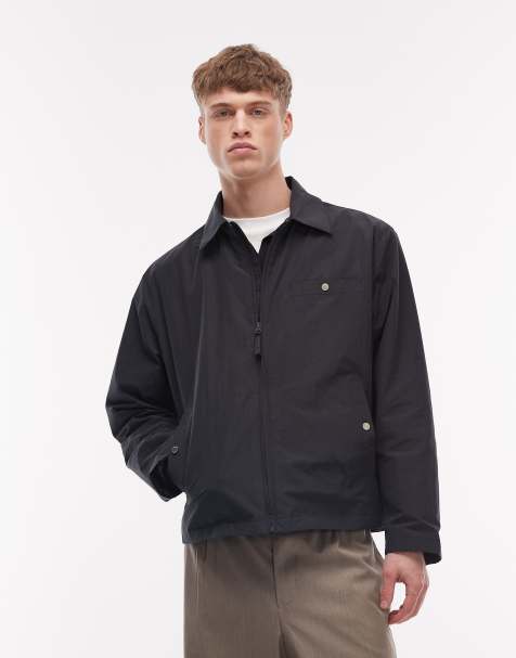 Lacoste overshirt in black - view 1