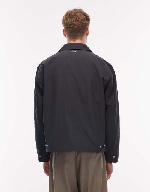 Lacoste overshirt in black, 3 of 5