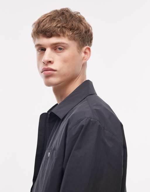 Lacoste overshirt in black, 4 of 5
