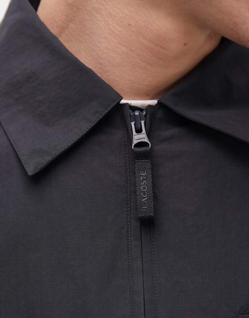 Lacoste overshirt in black, 5 of 5