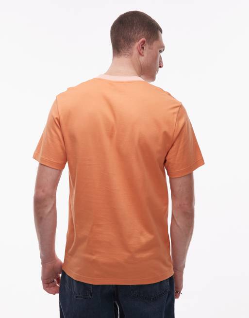 Lacoste – Oversize-T-Shirt in Orange, 3 von 5