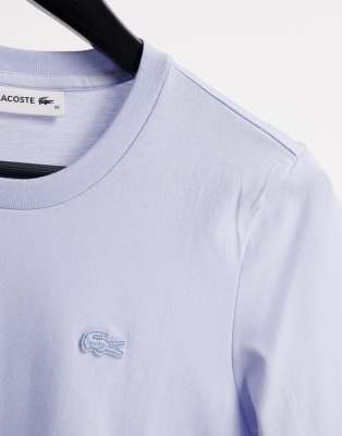 Lacoste oversized logo t-shirt in pink 