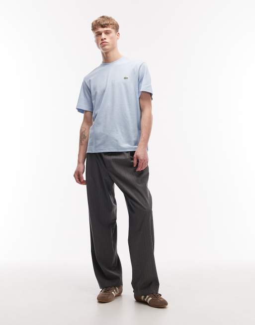 Lacoste oversized t-shirt in light blue, 2 of 5
